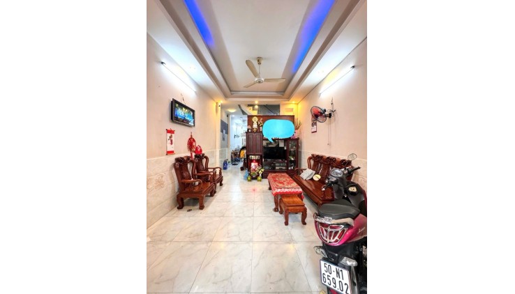 HẺM XE TẢI 6M, NGAY HƯƠNG LỘ 2, 4 TẦNG 4PN, 60M2, SỔ ĐẸP VUÔNG VỨC HOÀN CÔNG ĐỦ, GIÁ CHỈ NHỈNH 5 TỶ